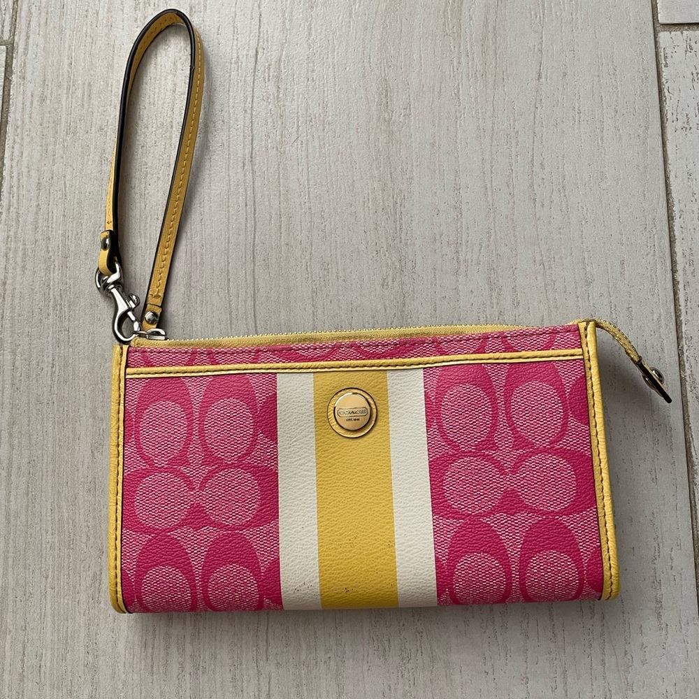Coach wristlet